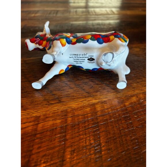 The Gum-Bull Machine Figurine By  Cow Parade The Gum-Bull Machine Porcelain Figu - Picture 5 of 9
